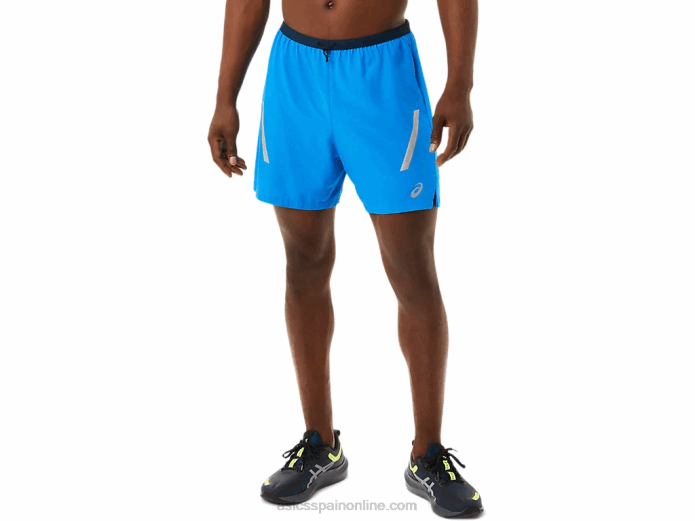pantalón corto de hombre lite-show Asics 4L681675 azul eléctrico/azul francés