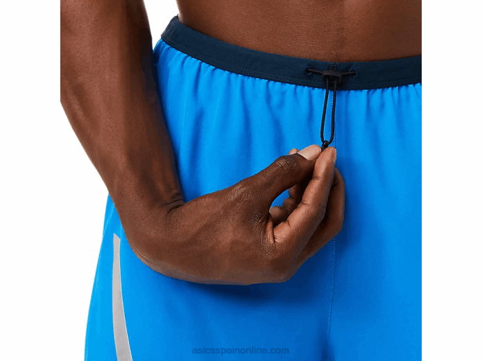 pantalón corto de hombre lite-show Asics 4L681675 azul eléctrico/azul francés