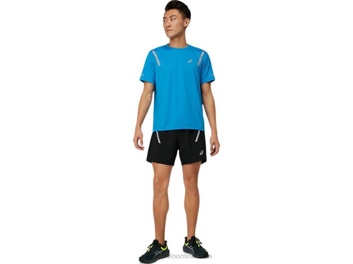pantalón corto de hombre lite-show Asics 4L681676 rendimiento negro
