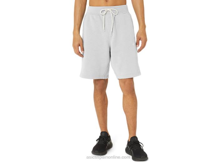 pantalón corto de polar Sunday sana para hombre Asics 4L6813 brezo gris claro