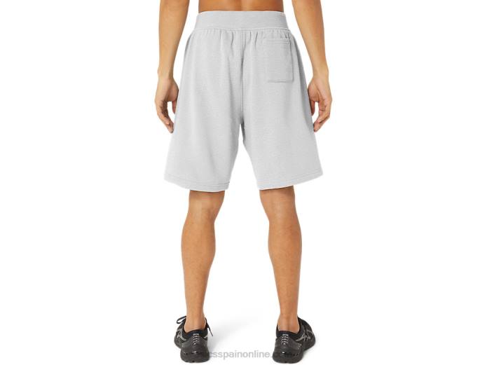 pantalón corto de polar Sunday sana para hombre Asics 4L6813 brezo gris claro