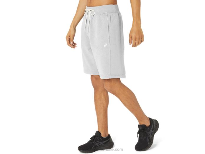 pantalón corto de polar Sunday sana para hombre Asics 4L6813 brezo gris claro