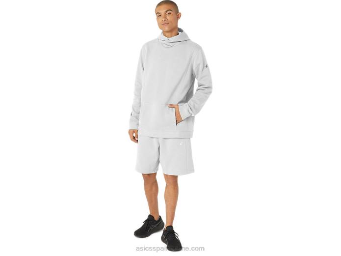 pantalón corto de polar Sunday sana para hombre Asics 4L6813 brezo gris claro