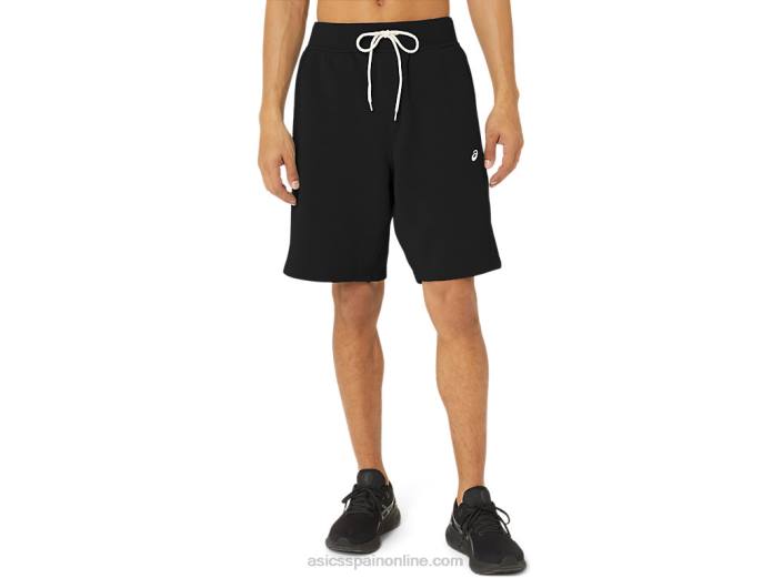 pantalón corto de polar Sunday sana para hombre Asics 4L6839 rendimiento negro