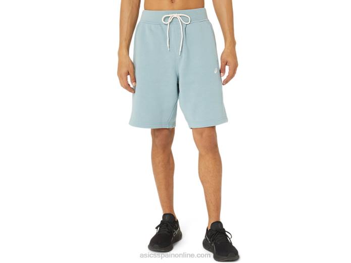 pantalón corto de polar Sunday sana para hombre Asics 4L6840 acero ligero
