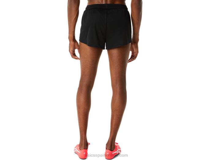 pantalón corto de punto ligero actibreeze para hombre Asics 4L68277 rendimiento negro