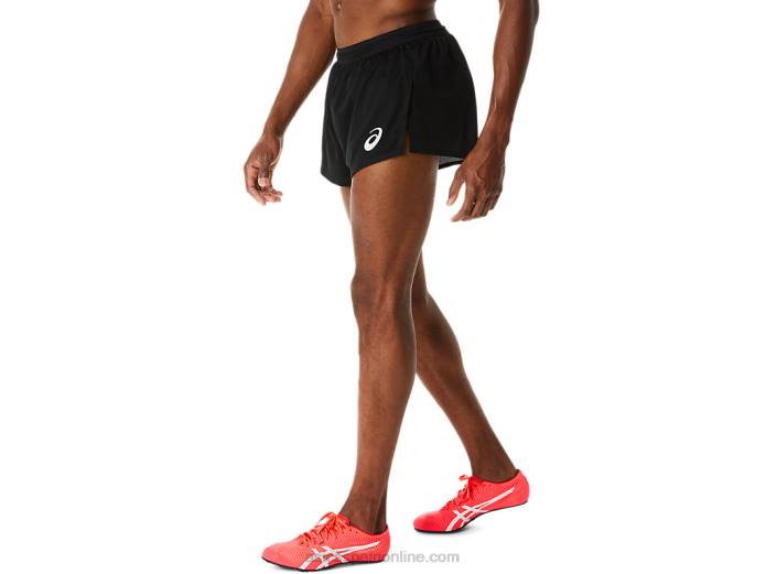 pantalón corto de punto ligero actibreeze para hombre Asics 4L68277 rendimiento negro