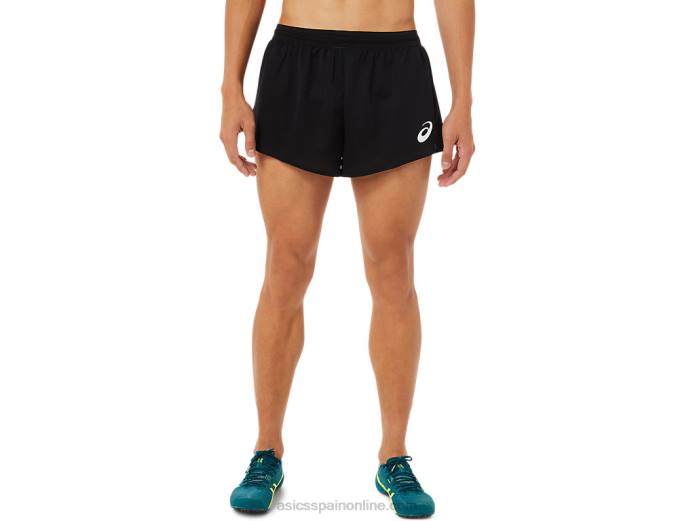 pantalón corto de punto ligero para hombre Asics 4L681446 rendimiento negro