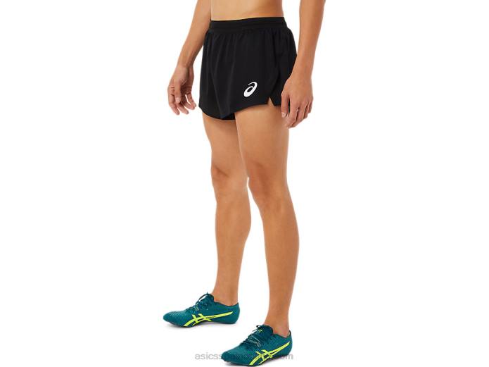 pantalón corto de punto ligero para hombre Asics 4L681446 rendimiento negro