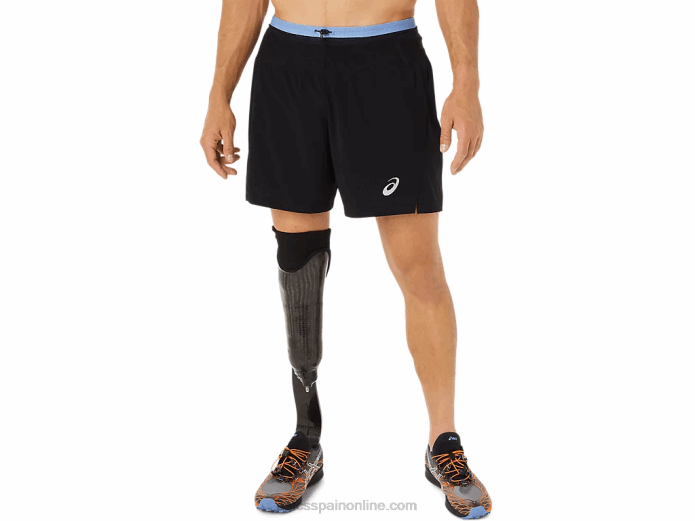 pantalón corto fujitrail hombre Asics 4L681524 rendimiento armonía negro/azul