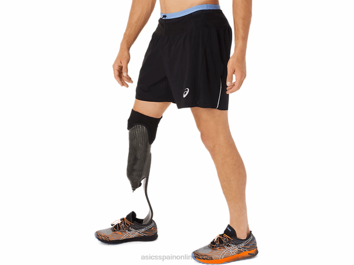 pantalón corto fujitrail hombre Asics 4L681524 rendimiento armonía negro/azul