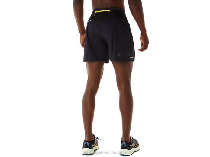 pantalón corto fujitrail hombre Asics 4L68486 rendimiento negro