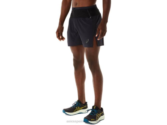 pantalón corto fujitrail hombre Asics 4L68486 rendimiento negro