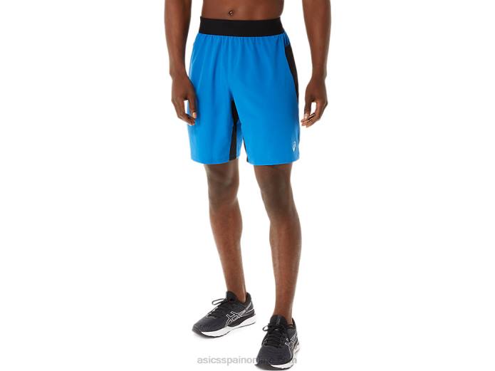 pantalón corto mezclador de 9 pulgadas para hombre Asics 4L681409 Lake drive/negro rendimiento