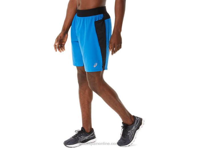pantalón corto mezclador de 9 pulgadas para hombre Asics 4L681409 Lake drive/negro rendimiento