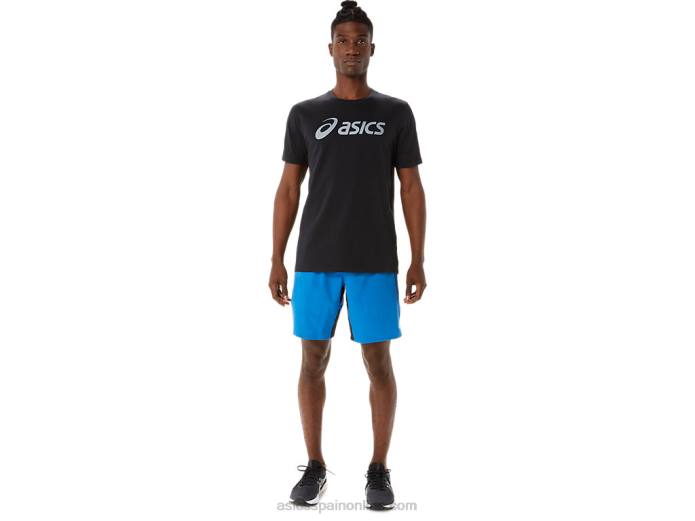 pantalón corto mezclador de 9 pulgadas para hombre Asics 4L681409 Lake drive/negro rendimiento