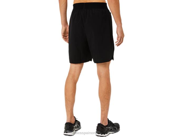 pantalón corto mezclador de 9 pulgadas para hombre Asics 4L681768 rendimiento negro