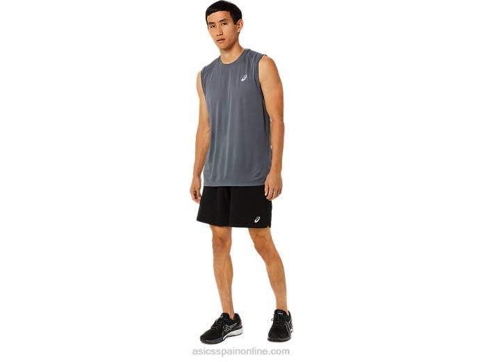 pantalón corto mezclador de 9 pulgadas para hombre Asics 4L681768 rendimiento negro