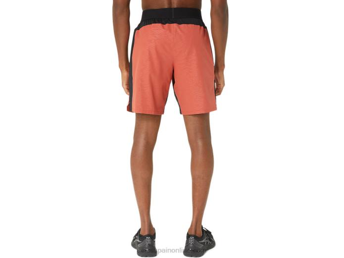 pantalón corto mezclador de 9 pulgadas para hombre Asics 4L68304 especias latte nagashi tech