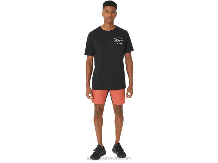 pantalón corto mezclador de 9 pulgadas para hombre Asics 4L68304 especias latte nagashi tech