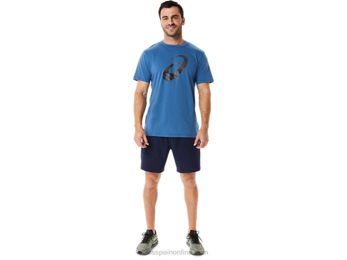 pantalón corto tejido de 7 pulgadas para hombre Asics 4L68968 medianoche
