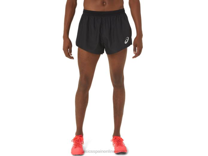 pantalón corto tejido ligero actibreeze para hombre Asics 4L68262 rendimiento negro