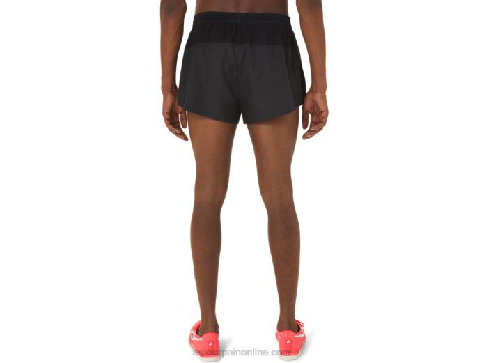 pantalón corto tejido ligero actibreeze para hombre Asics 4L68262 rendimiento negro