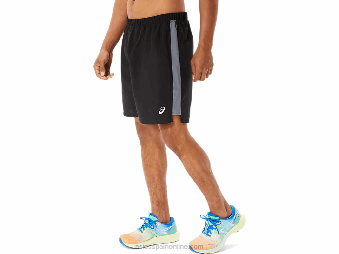 pantalones cortos de 7 pulgadas listos para usar para hombres Asics 4L681344 rendimiento negro