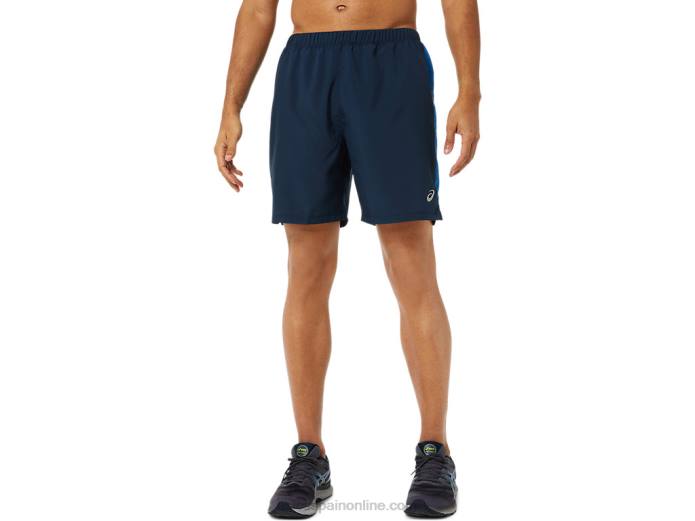 pantalones cortos de 7in para hombre Asics 4L681395 unidad de azul francés/lago