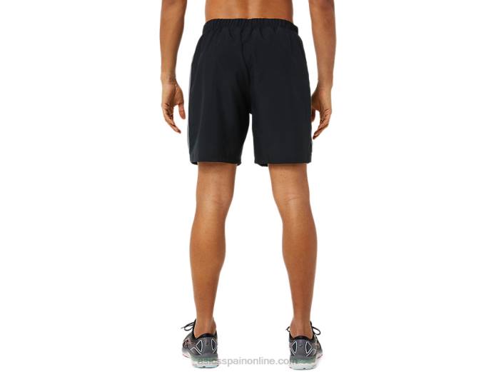 pantalones cortos de 7in para hombre Asics 4L68917 rendimiento negro