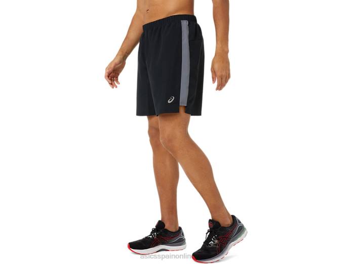 pantalones cortos de 7in para hombre Asics 4L68917 rendimiento negro