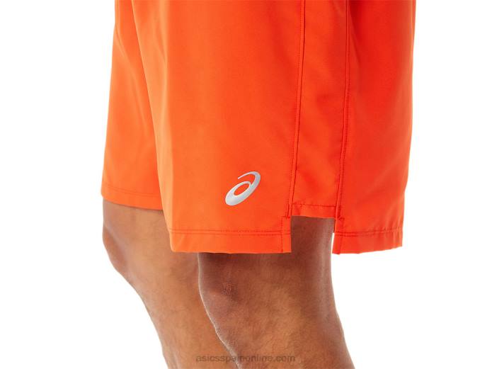 pantalones cortos de 7in para hombre Asics 4L68938 tomate cherry