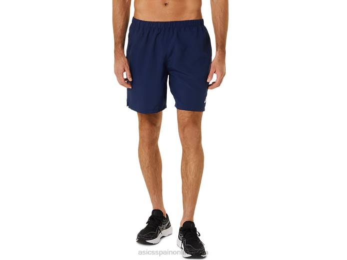 pantalones cortos de 9 pulgadas listos para usar para hombres Asics 4L68216 azul índigo