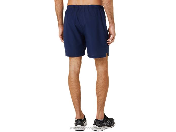 pantalones cortos de 9 pulgadas listos para usar para hombres Asics 4L68216 azul índigo