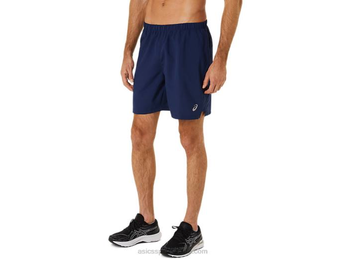 pantalones cortos de 9 pulgadas listos para usar para hombres Asics 4L68216 azul índigo