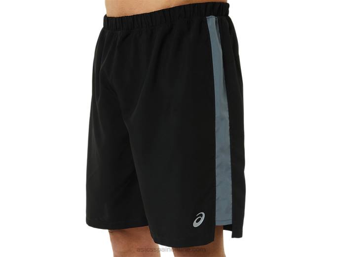 pantalones cortos de 9 pulgadas listos para usar para hombres Asics 4L68936 rendimiento negro