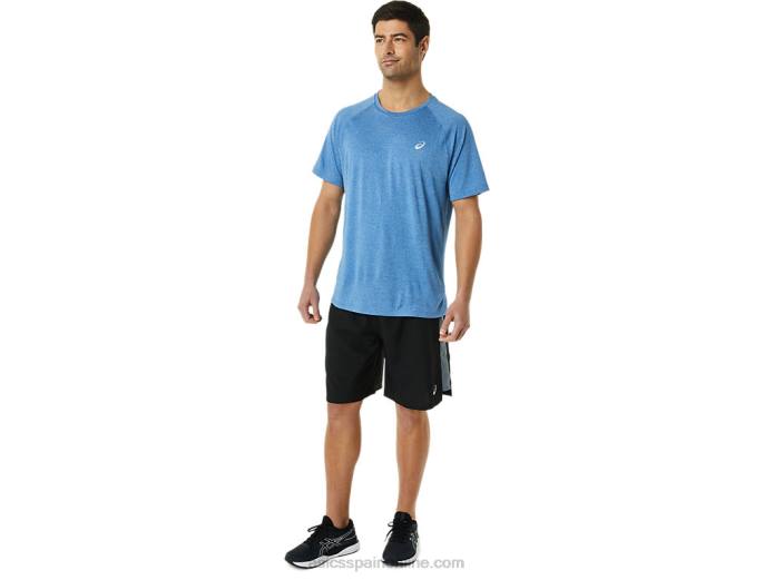 pantalones cortos de 9 pulgadas listos para usar para hombres Asics 4L68936 rendimiento negro