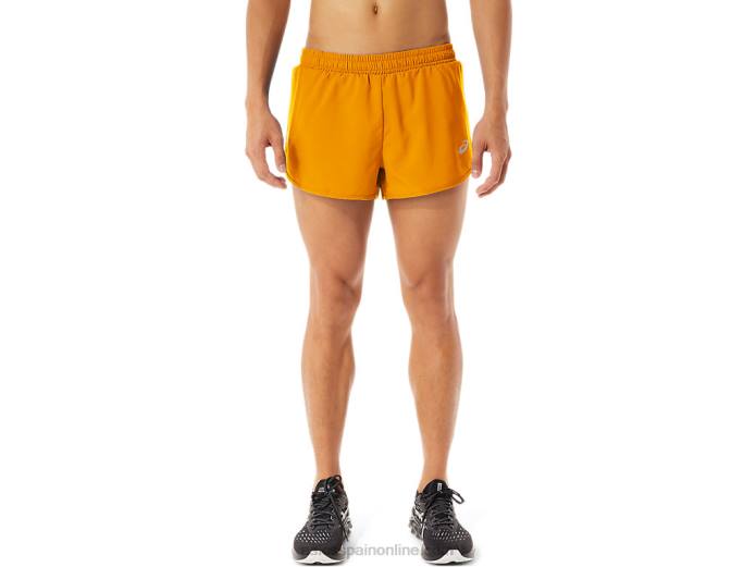 pantalones cortos de hombre divididos Asics 4L681069 ámbar