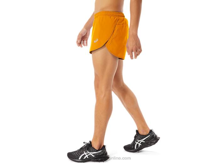 pantalones cortos de hombre divididos Asics 4L681069 ámbar