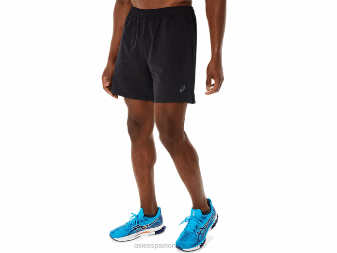 pantalones cortos híbridos de 7 pulgadas para hombre Asics 4L68122 rendimiento negro