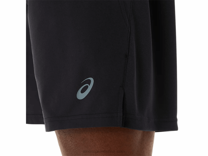 pantalones cortos híbridos de 7 pulgadas para hombre Asics 4L68122 rendimiento negro