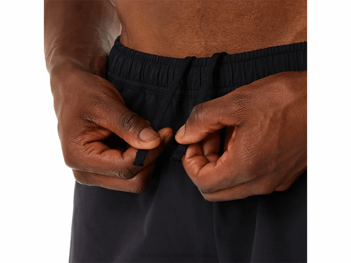 pantalones cortos híbridos de 7 pulgadas para hombre Asics 4L68122 rendimiento negro