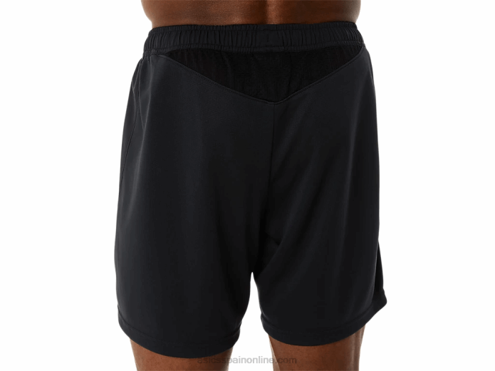 pantalones cortos híbridos de 7 pulgadas para hombre Asics 4L68122 rendimiento negro