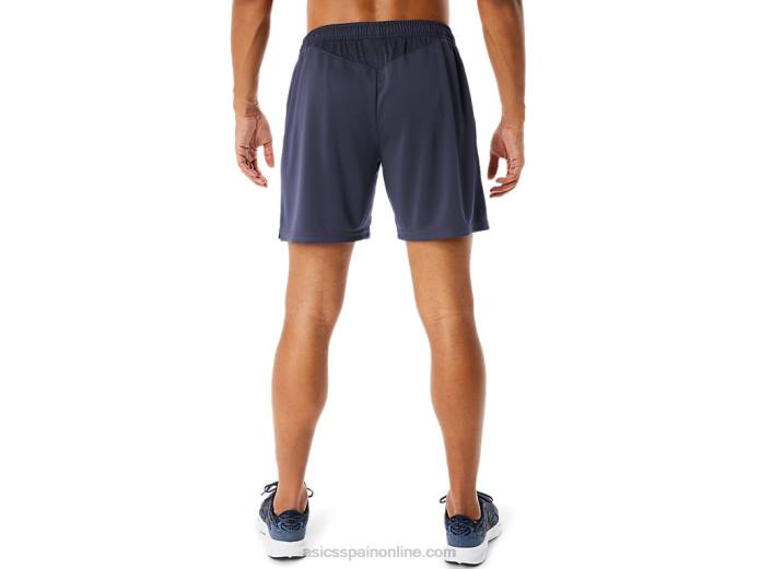 pantalones cortos híbridos de 7 pulgadas para hombre Asics 4L68261 niebla índigo