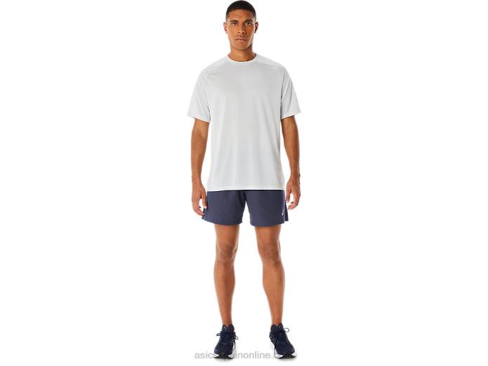 pantalones cortos híbridos de 7 pulgadas para hombre Asics 4L68261 niebla índigo
