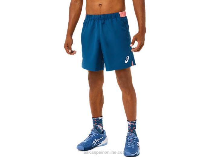 partido masculino 7 en corto Asics 4L681491 índigo claro