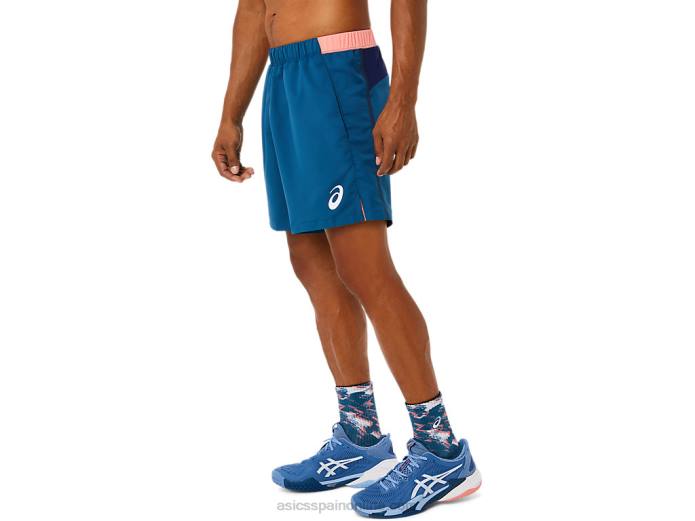 partido masculino 7 en corto Asics 4L681491 índigo claro
