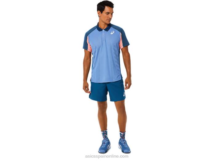 partido masculino 7 en corto Asics 4L681491 índigo claro