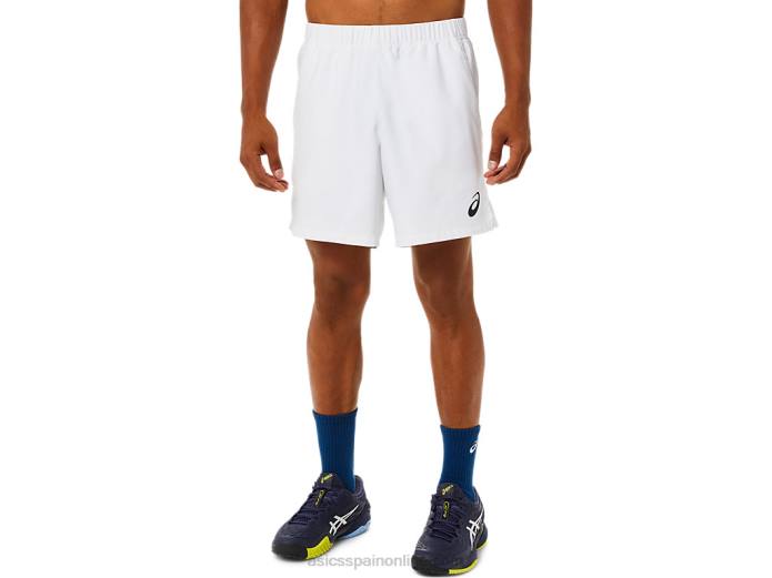 partido masculino 7 en corto Asics 4L681497 blanco brillante