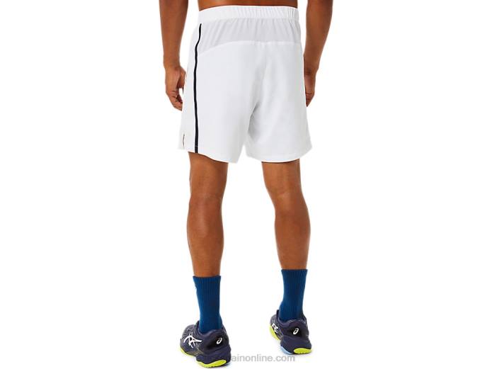 partido masculino 7 en corto Asics 4L681497 blanco brillante